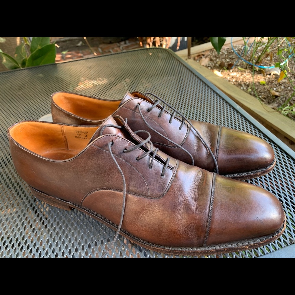 J.M. Weston Cap Toe Oxfords - Picture 1 of 6